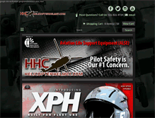 Tablet Screenshot of helicopterhelmet.com